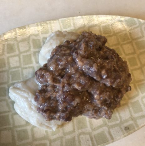 サイリウム餅と発酵あんこ